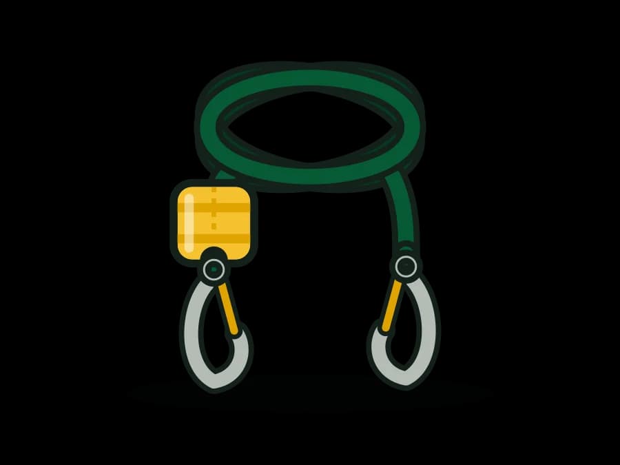 6 ft Shock-Absorbing Lanyard, Single Leg, Snap Hooks - ANSI Z359.13