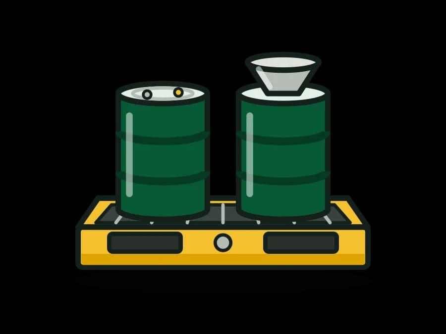Spill Containment Pallets, Decks, IBC Containment and Drum Funnels
