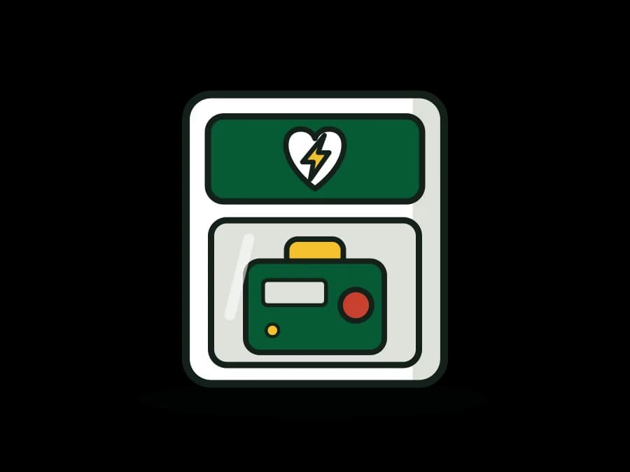 AED Package: Defibrillator, Cabinet & Readiness Program