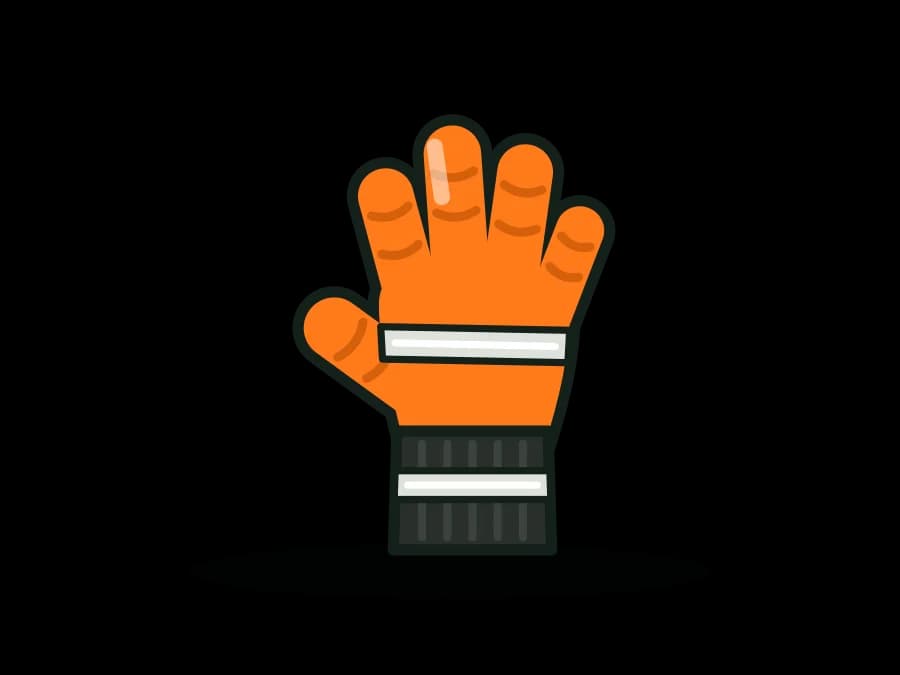 Hi-Vis Insulated Waterproof Winter Gloves - 3M Thinsulate, Reflective Trim