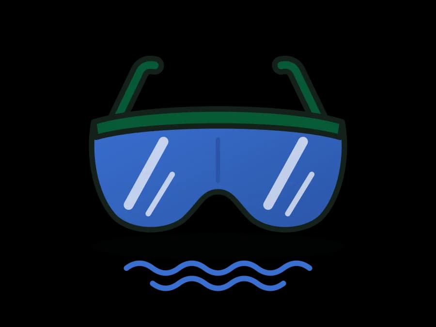 Polarized Safety Glasses - Gray or Blue Mirror, ANSI Z87+