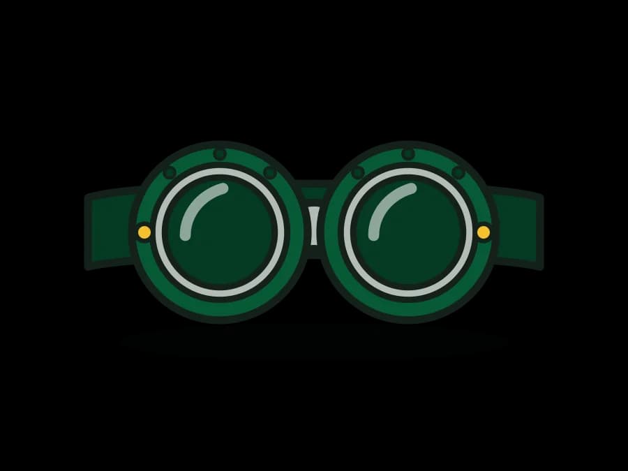 Shade 5 Cutting & Brazing Goggles (IR Shade 3 / 5)