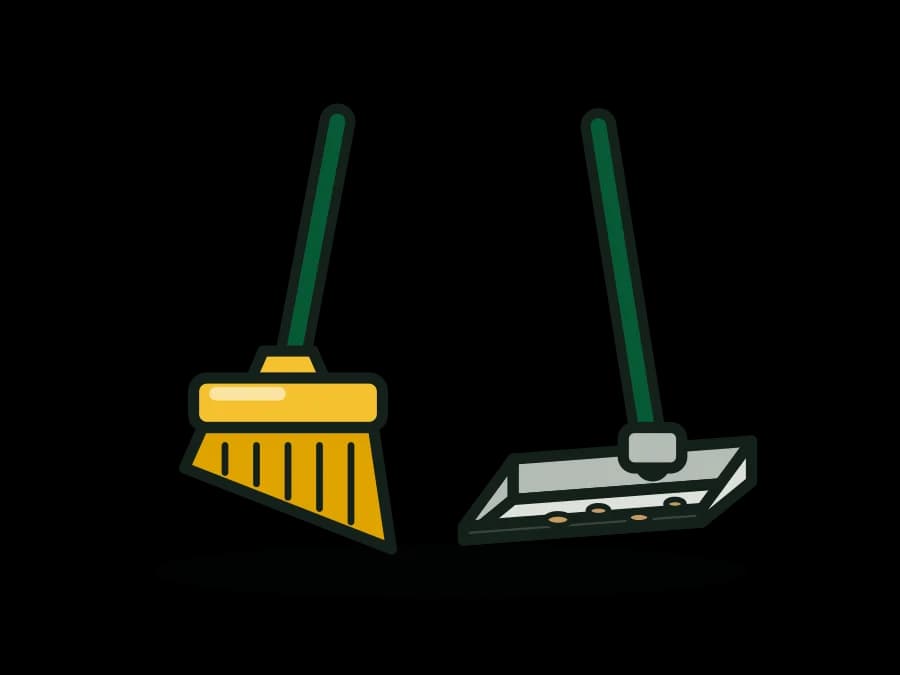Angle Brooms, Lobby Brooms & Dustpans
