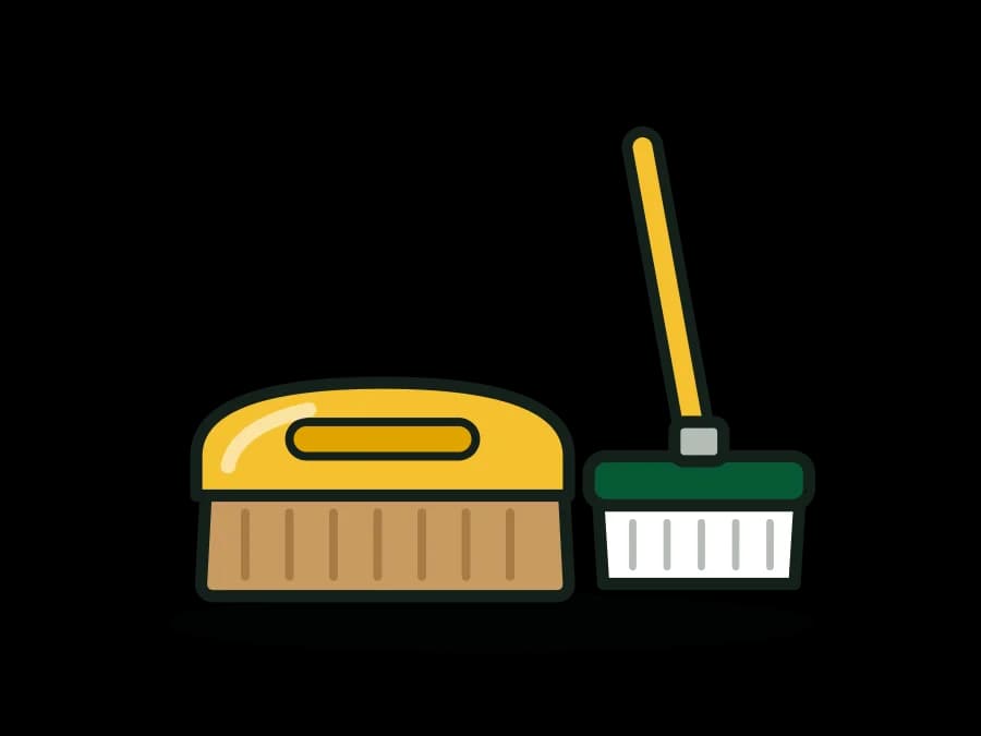 Scrub, Deck & Utility Brushes (Poly, Tampico, Acid-Resistant Masonry)