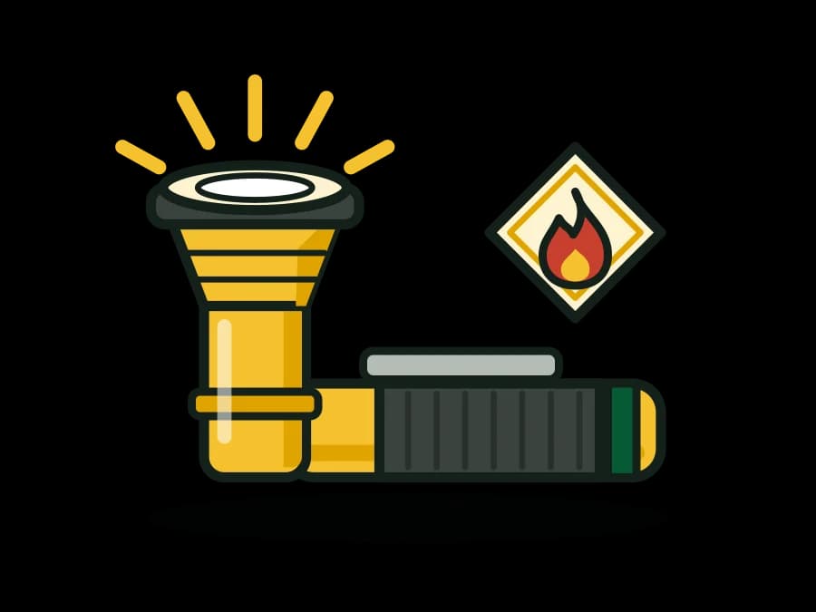 Intrinsically Safe LED Flashlight and Headlamp - Class I Div 1