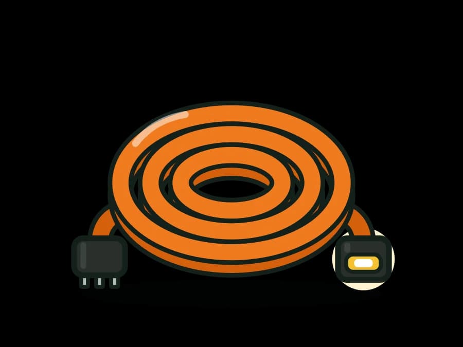 Outdoor Contractor Extension Cord, 12/3 & 10/3 SJTW, Lighted Ends