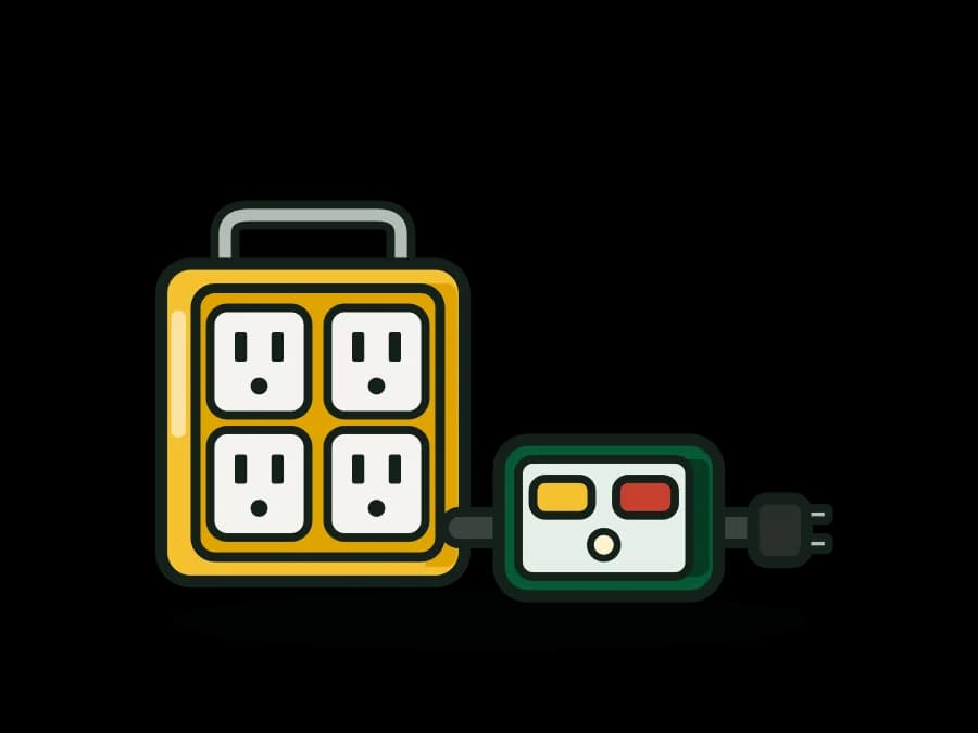 GFCI Cord Sets & Temporary Power Distribution (In-Line GFCI, Quad Box, 50A Spider Box)