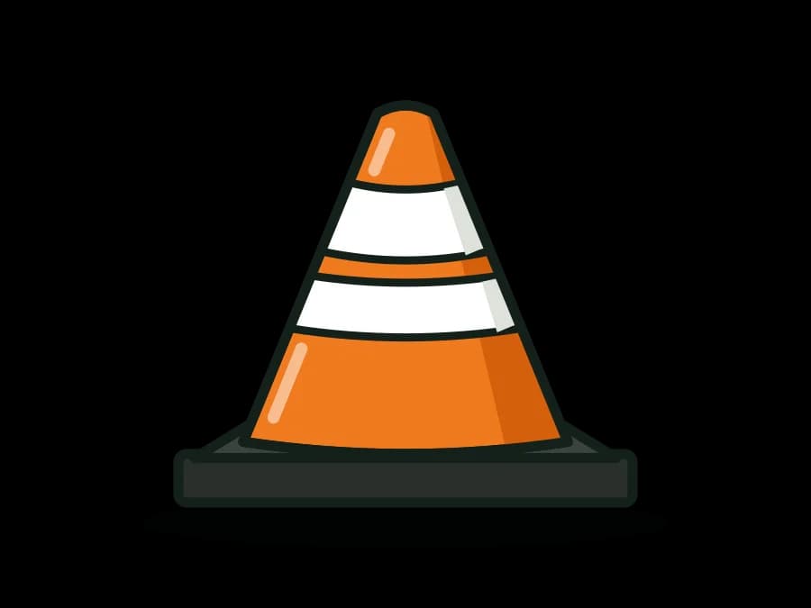 28 in PVC Traffic Cone, 7 lb Base, 6 in + 4 in Reflective Collars