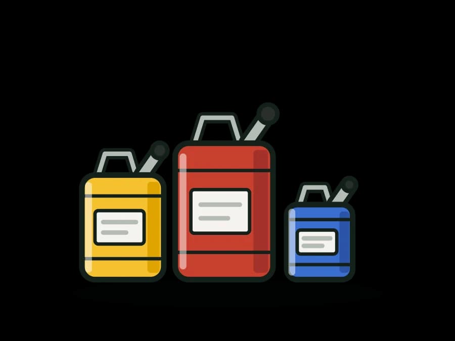 Galvanized Safety Cans, Type I & Type II, 1-5 Gallon