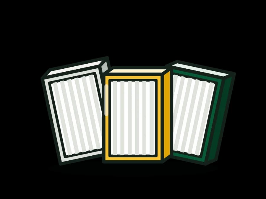 Pleated HVAC Air Filters MERV 8, 11 & 13
