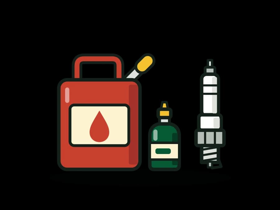 2-Cycle Oil, Premix Fuel, Spark Plugs & Air Filters