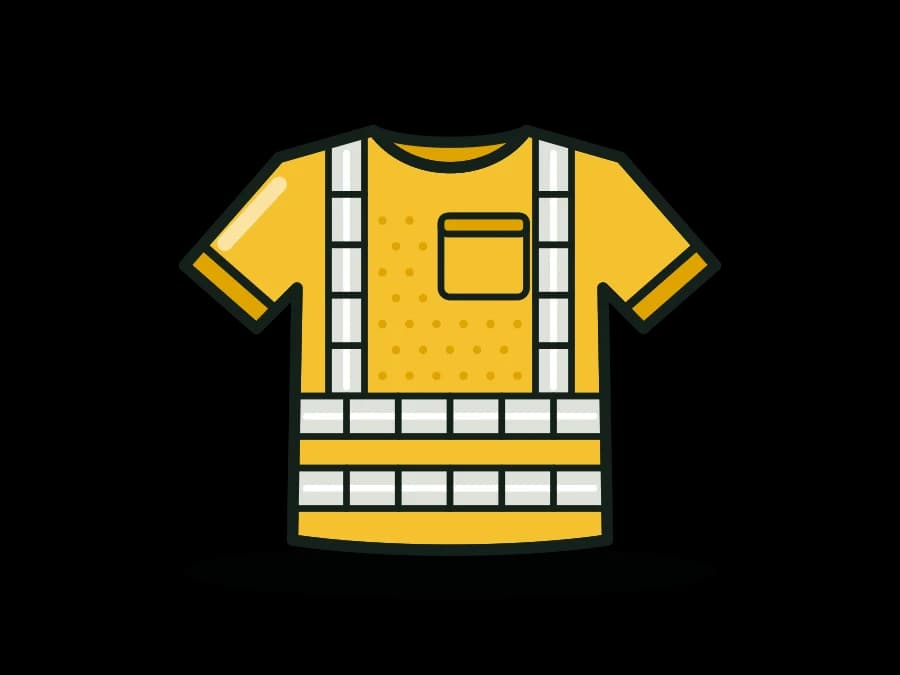 ANSI Class 2 Hi-Vis Safety T-Shirt - Moisture-Wicking Birdseye, Short Sleeve