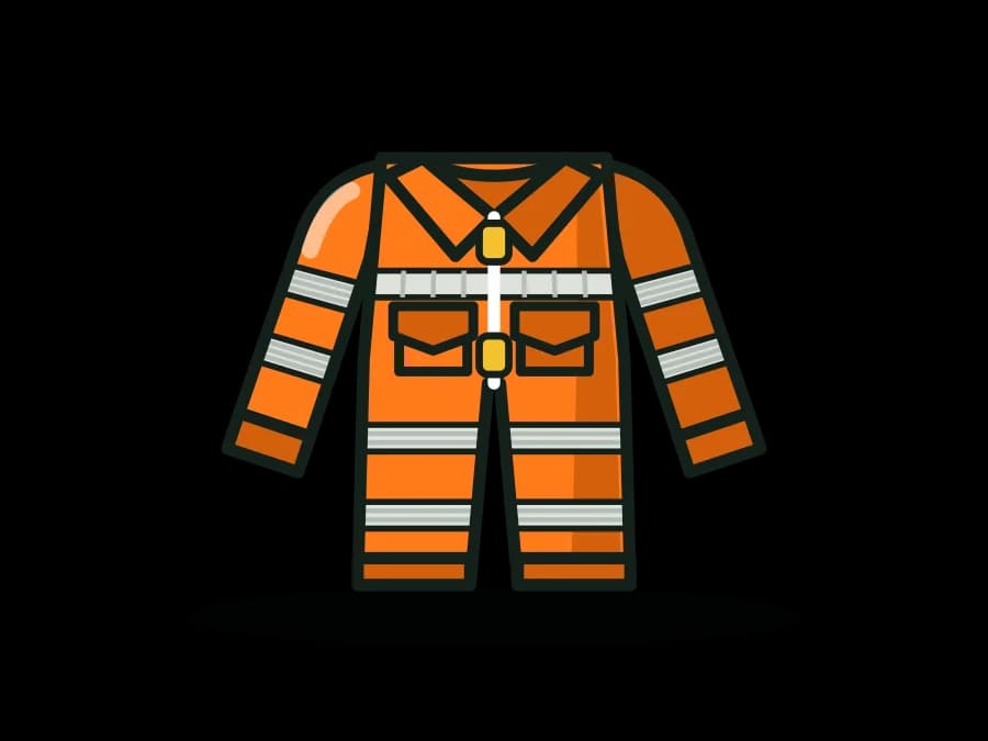 Hi-Vis Coveralls, ANSI Type R Class 3, Poly-Cotton, Reusable