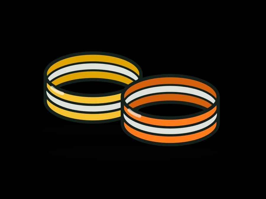 Hi-Vis Reflective Arm/Leg Bands and Safety Sashes