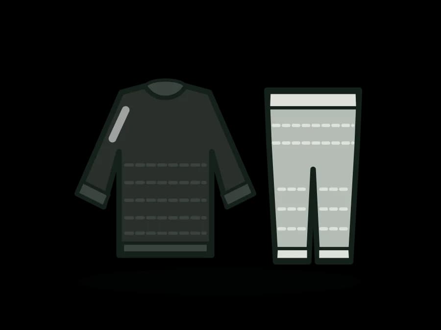 Moisture-Wicking Thermal Base Layer, Top & Bottom