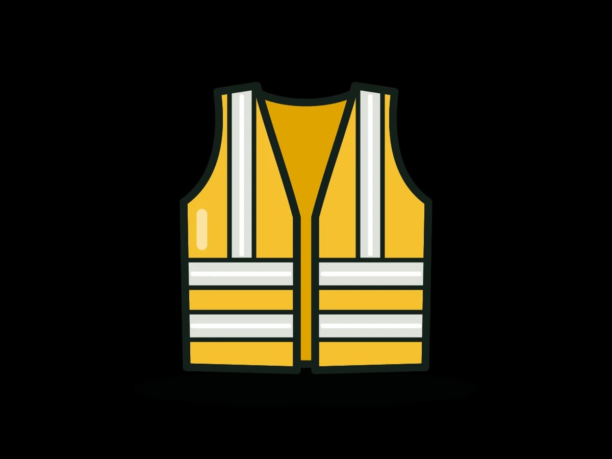 Hi-Vis Breakaway Safety Vest, ANSI Type R Class 2, 5-Point Breakaway