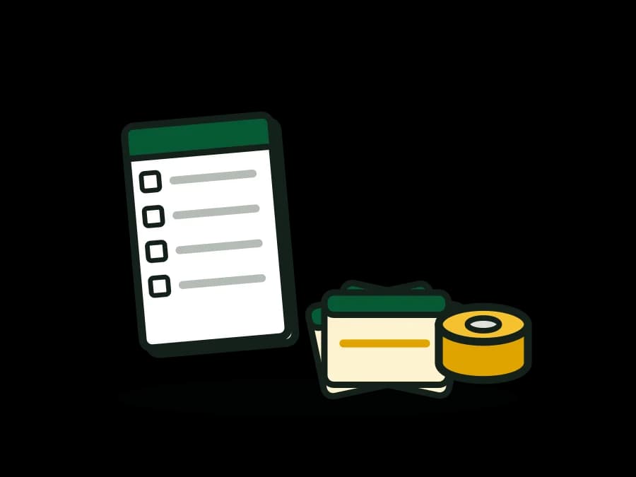 Respirator Program Kit - OSHA App C Medical Questionnaire Pad, Fit-Test Record Cards & Cartridge Change-Out Labels