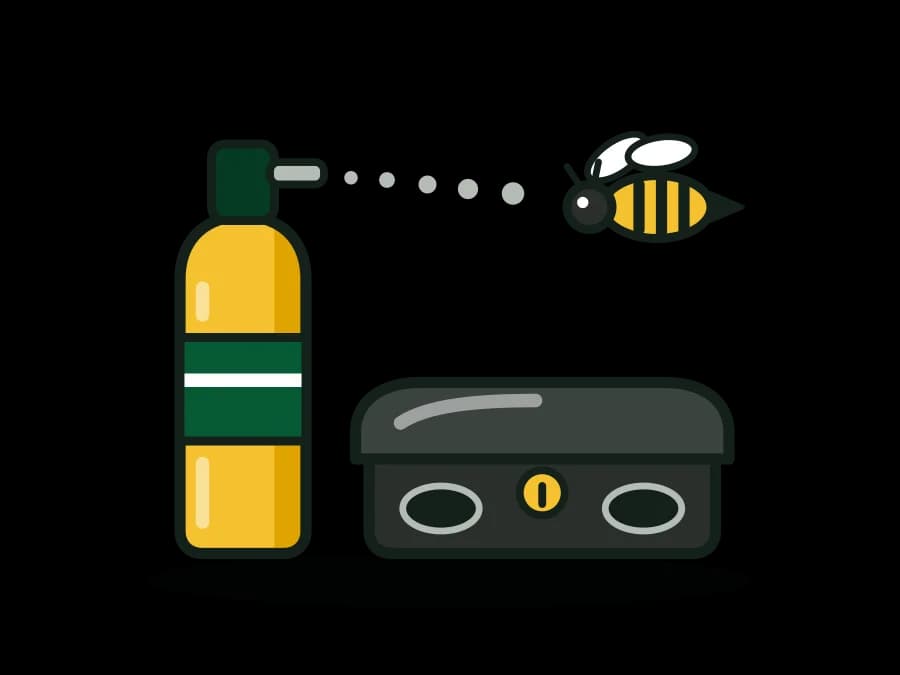 Jobsite & Facility Pest Control - Glue Boards, Bait Stations, Wasp/Hornet Spray, Fire Ant Bait