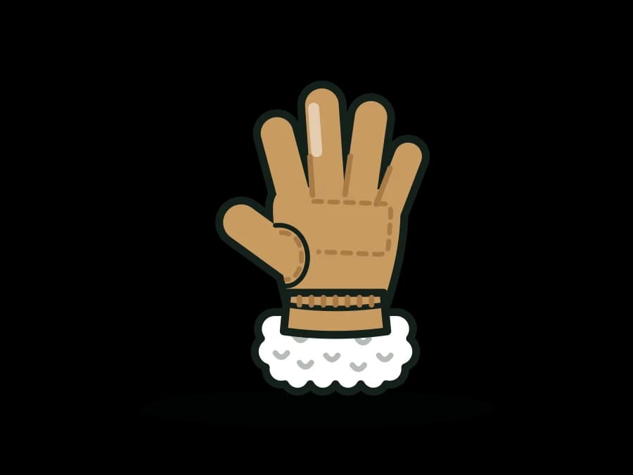 Fleece-Lined Cowhide Leather Driver Gloves, Winter Weight