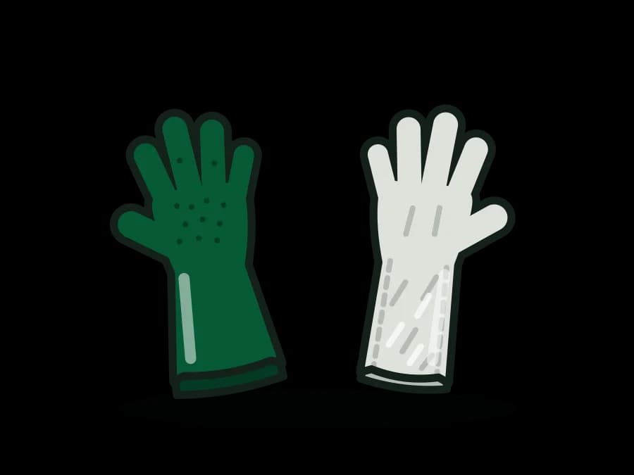PVA & Laminate Solvent-Resistant Gloves (Aromatic/Chlorinated Solvents)