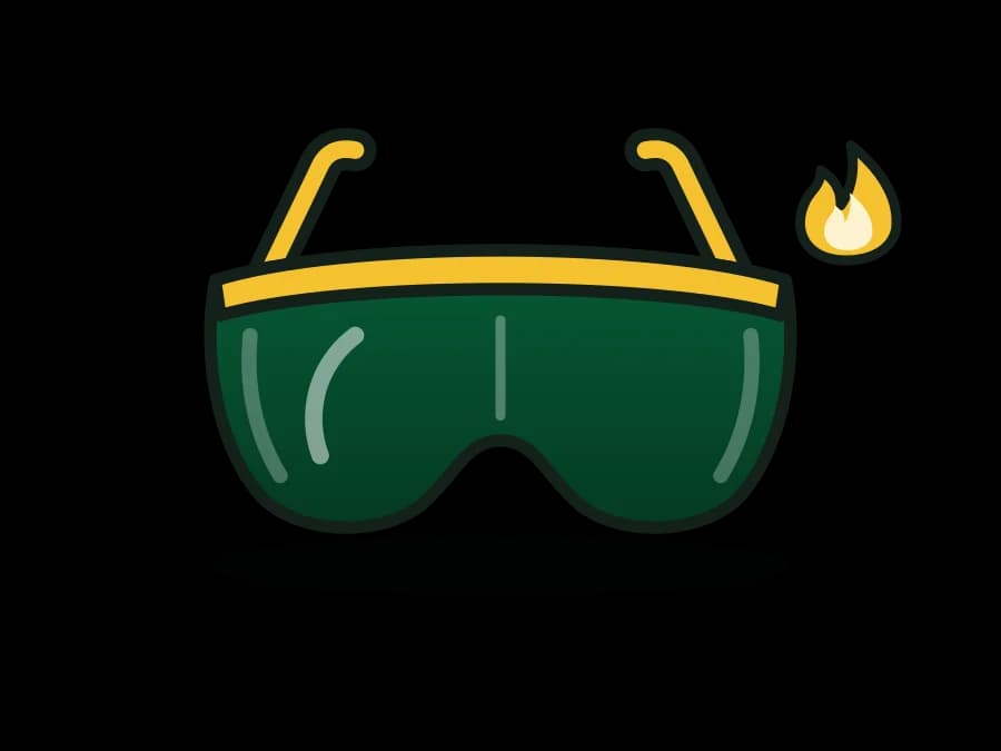 Shade 3 / Shade 5 IR Safety Glasses - Torch, Brazing & Cutting, ANSI Z87+
