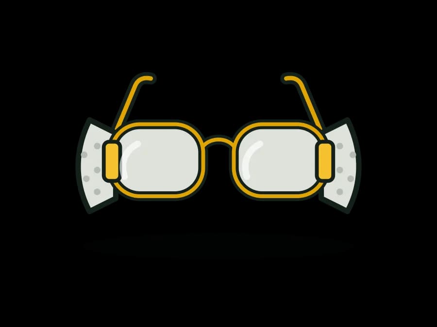 Universal Slip-On Side Shields for Prescription Glasses (Pair)