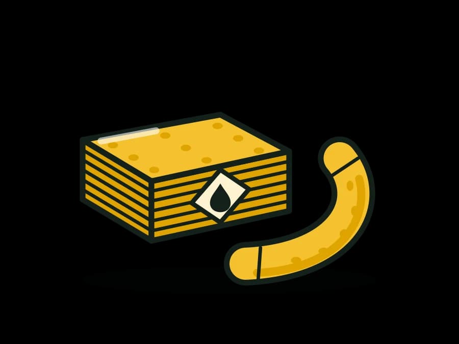 Hazmat / Chemical Absorbent Pads & Socks (Yellow)