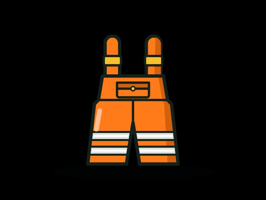 Hi-Vis Insulated Bib Overalls, ANSI Class E, Waterproof
