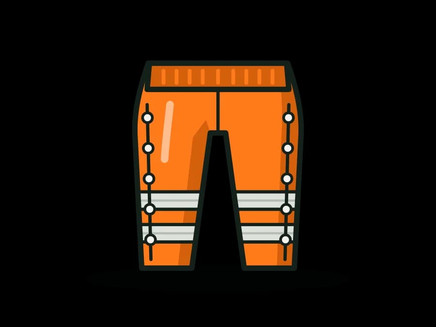Hi-Vis Rain Pants, ANSI Class E, Waterproof