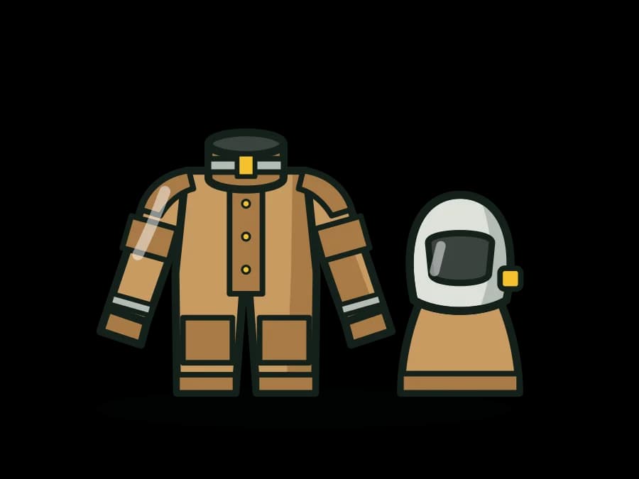 Heavy-Duty Abrasive Blasting Suit / Sandblaster Coverall