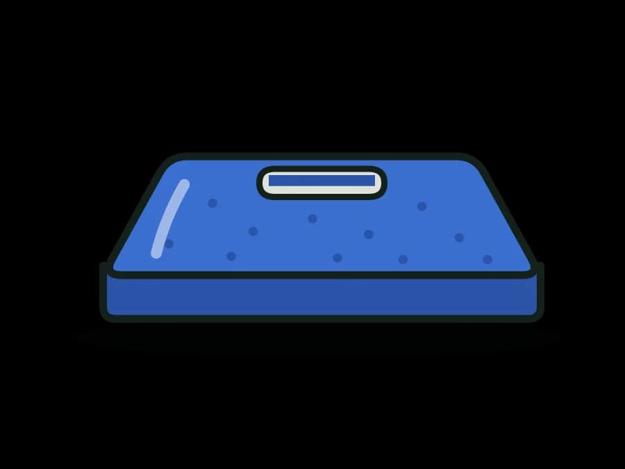 Closed-Cell Foam Kneeling Pad with Handle, 1 in Thick