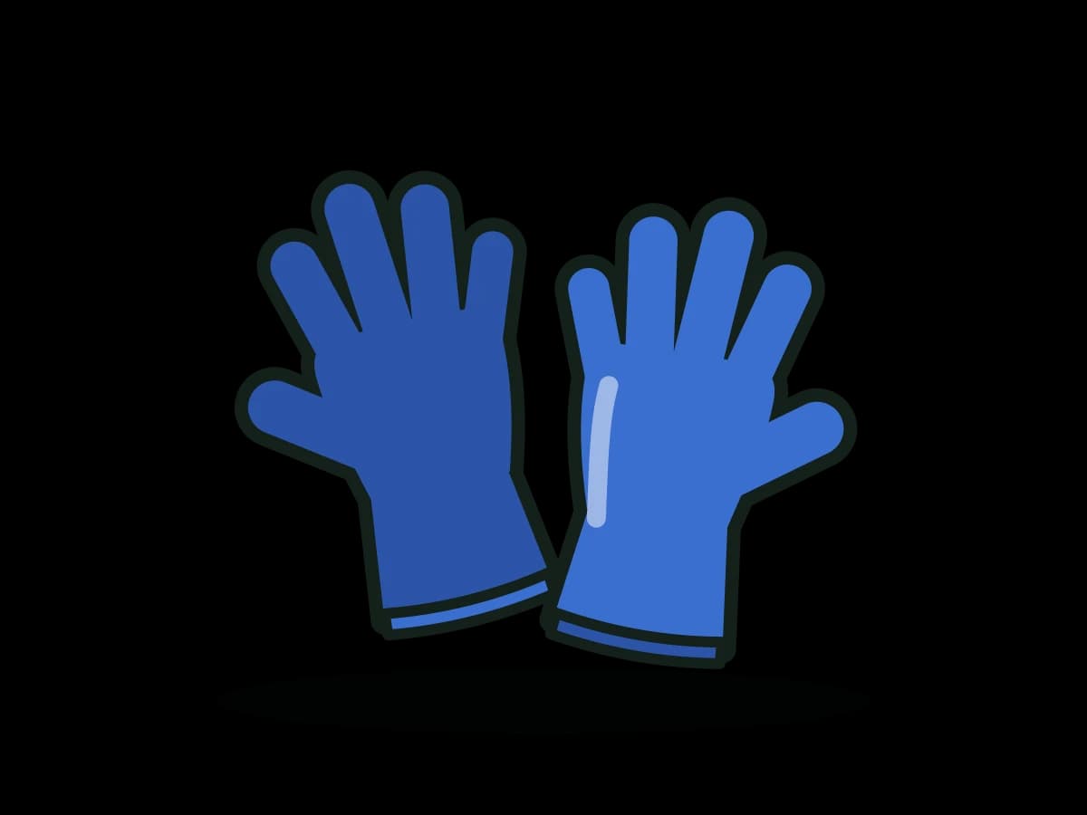 15 mil Nitrile Chemical Gloves, 13 in Extended Cuff, Unlined