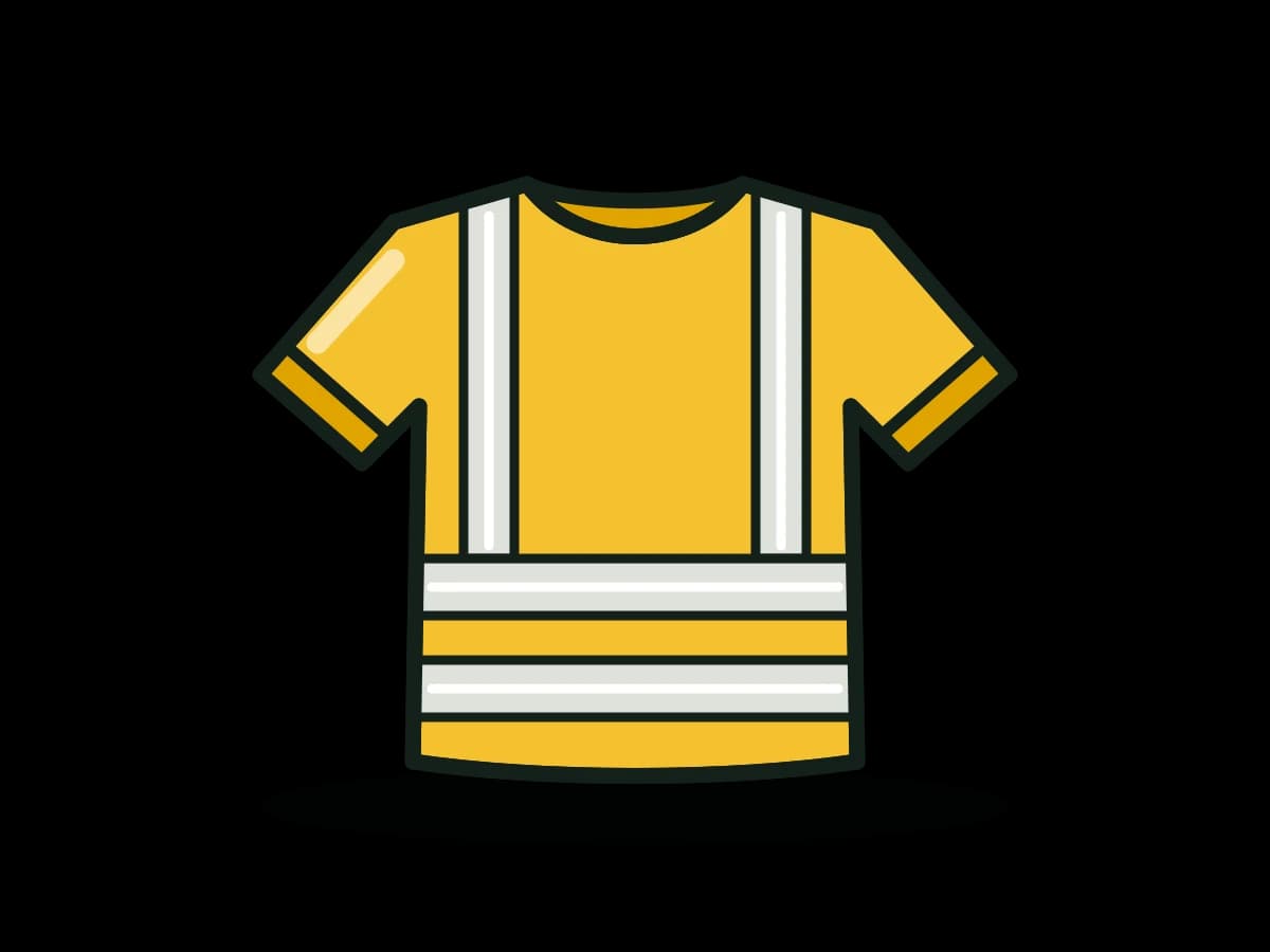 ANSI Class 2 Hi-Vis Safety T-Shirt - Moisture-Wicking Birdseye, Short Sleeve